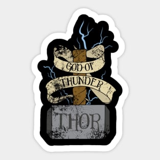 God of Thunder Sticker